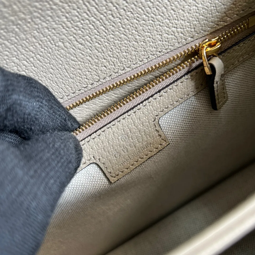 Gucci Ophidia Small GG Top Handle Bag Beige - Image 8