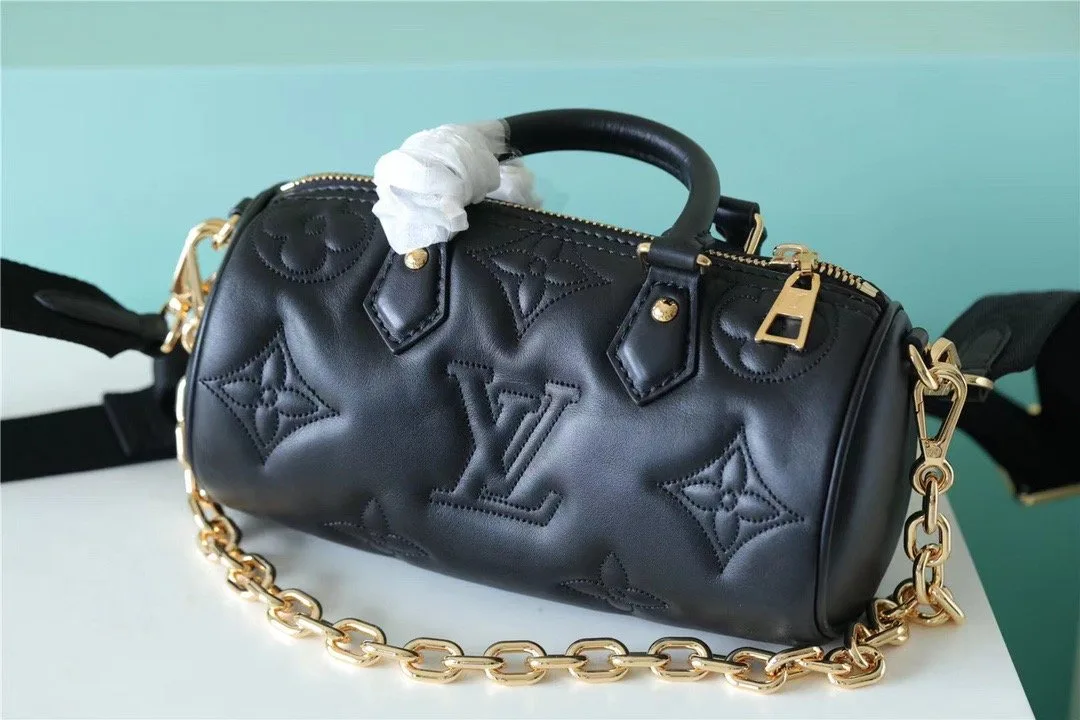 Louis Vuitton Papillon BB Bag Classic Monogram Black LV - Image 2