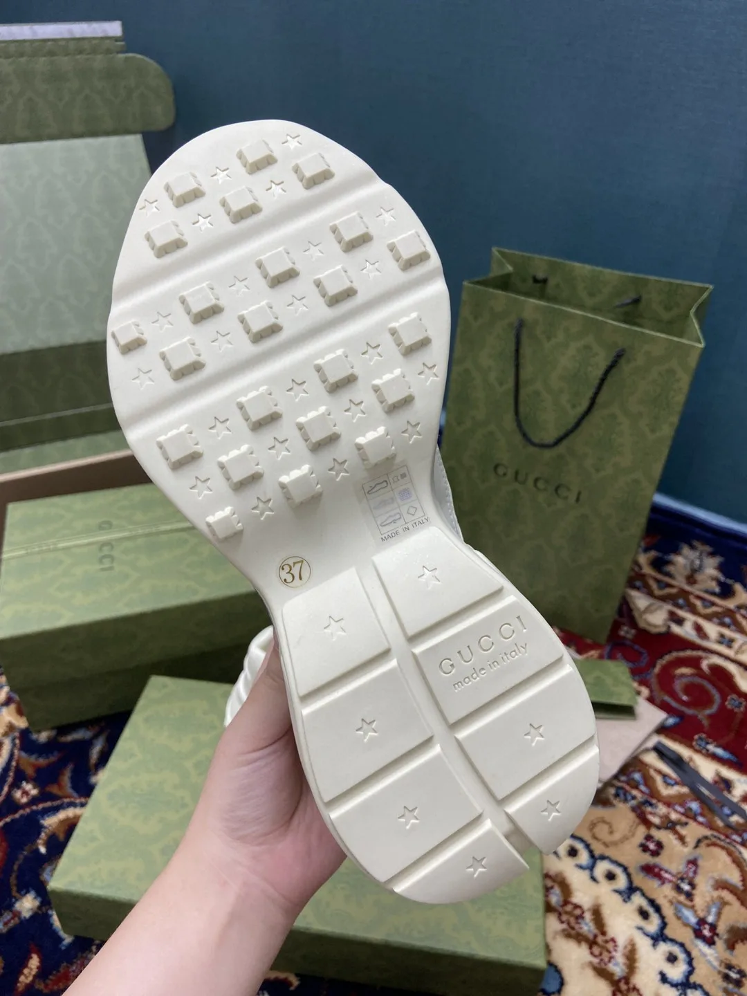 Gucci KAI x Gucci Rhyton Sneaker White Ivory - Image 6