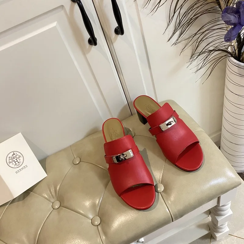 Hermes Candy Sandal Red , Women’s Shoes - Image 8