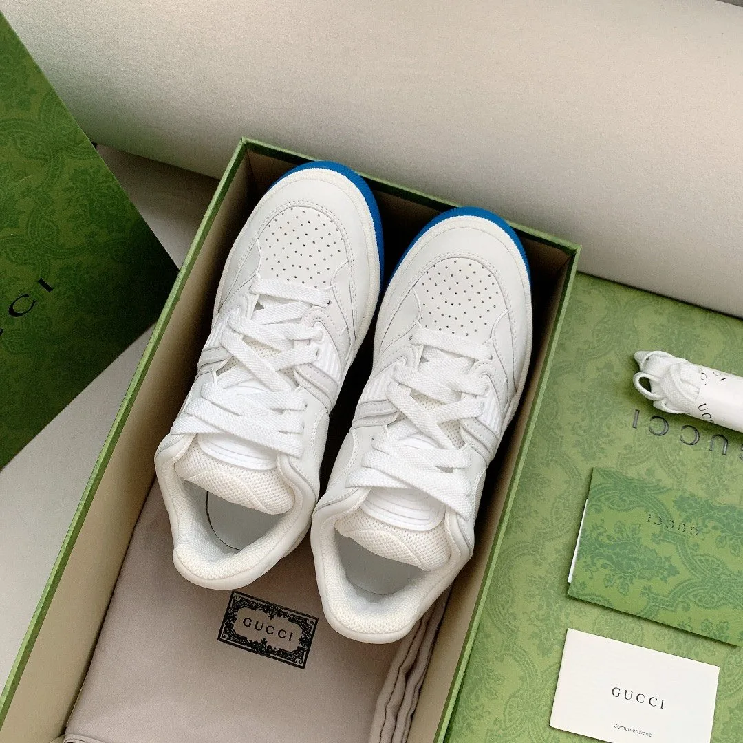 Gucci Women’s Basket Low – Top Sneaker White - Image 3