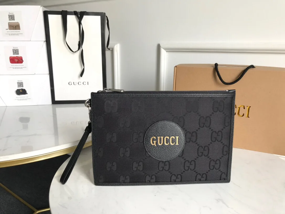 Gucci Printed Pouch Black , Mens Pouch / - Image 9