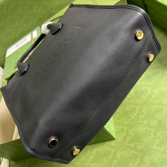 Gucci Small tote With Gucci Logo Black / GG - Image 5