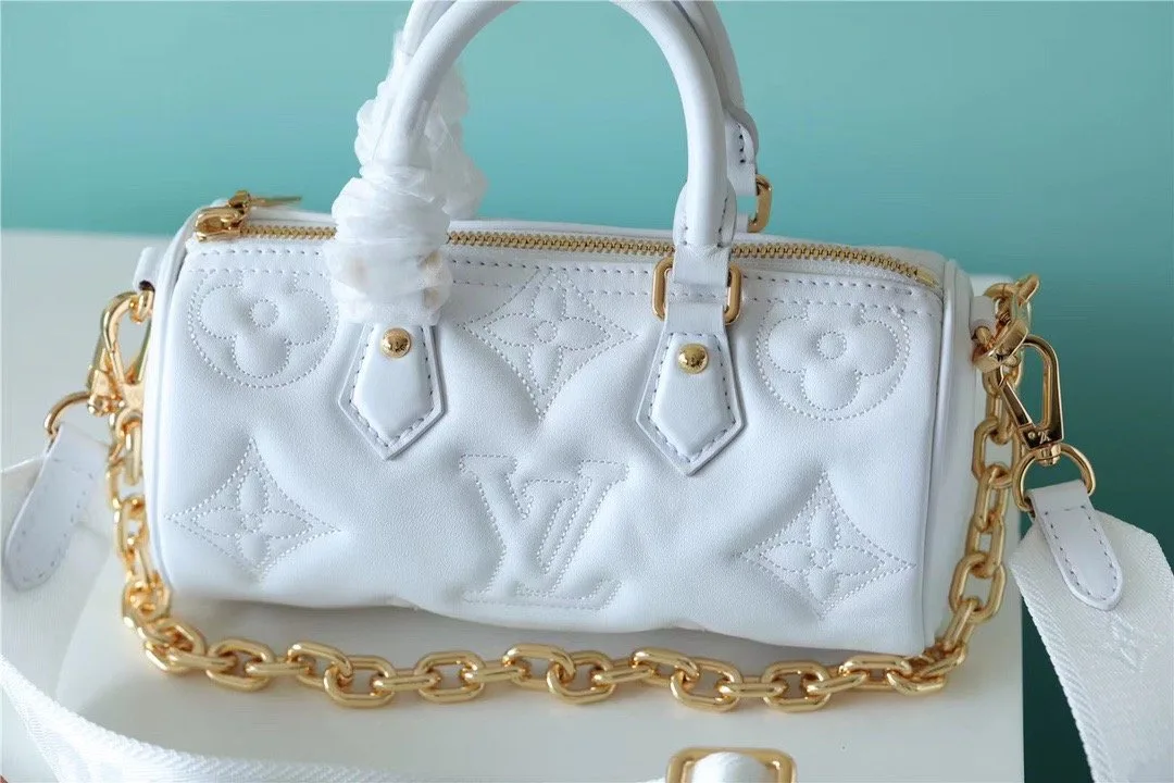 Louis Vuitton Papillon BB Bag Classic Monogram White LV - Image 7
