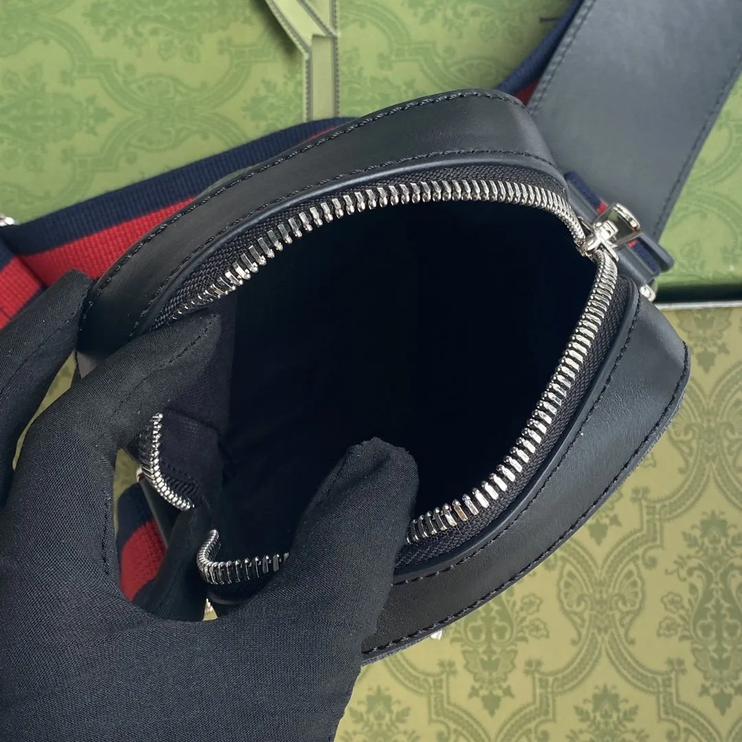 Gucci GG Messenger Bag Black/Grey GG Supreme Canvas A Material With Low Environmental Impact With Black / - Image 10