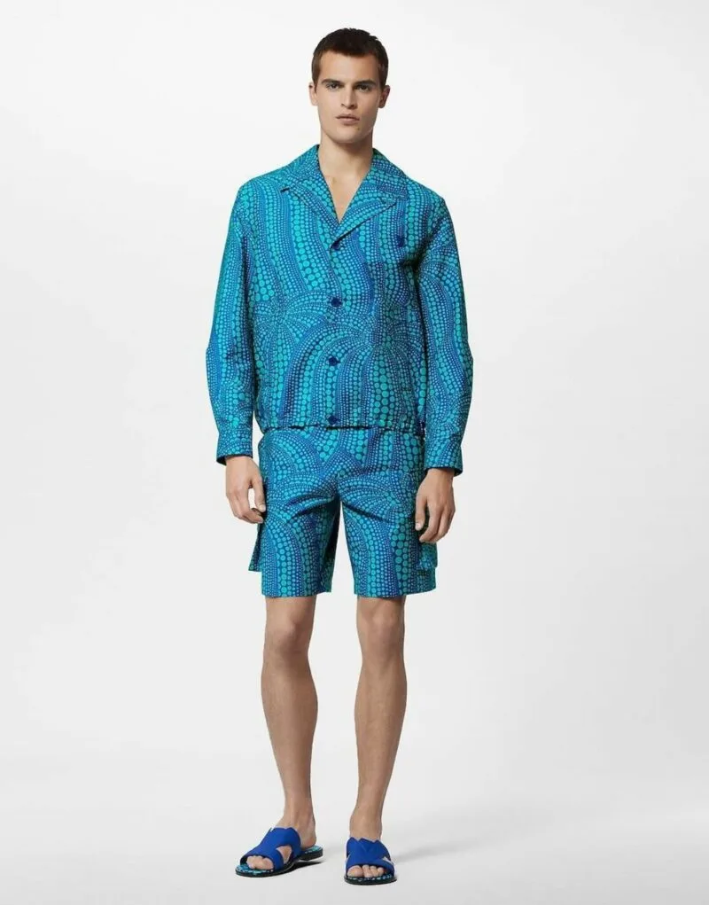 Alternative view of LV x YK LV Oasis Mule Blue 1ABD67
