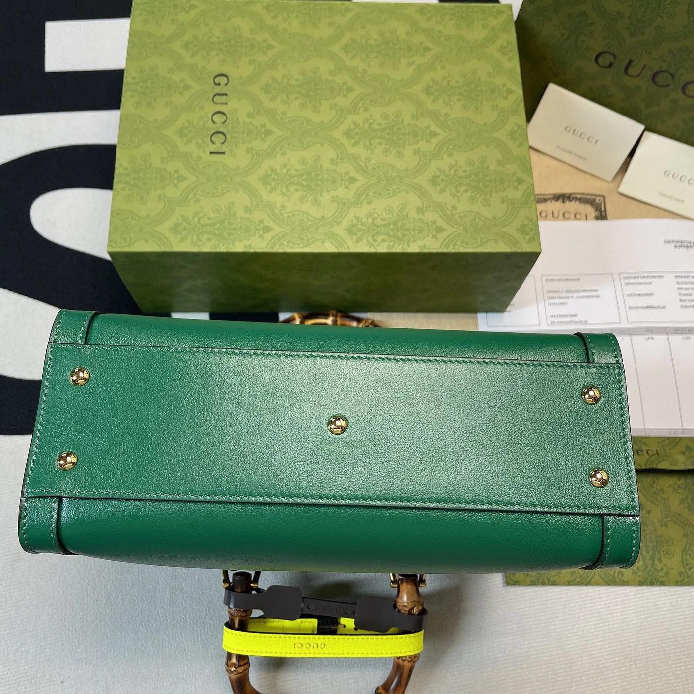 Gucci Diana Medium Tote Bag Green - Image 4