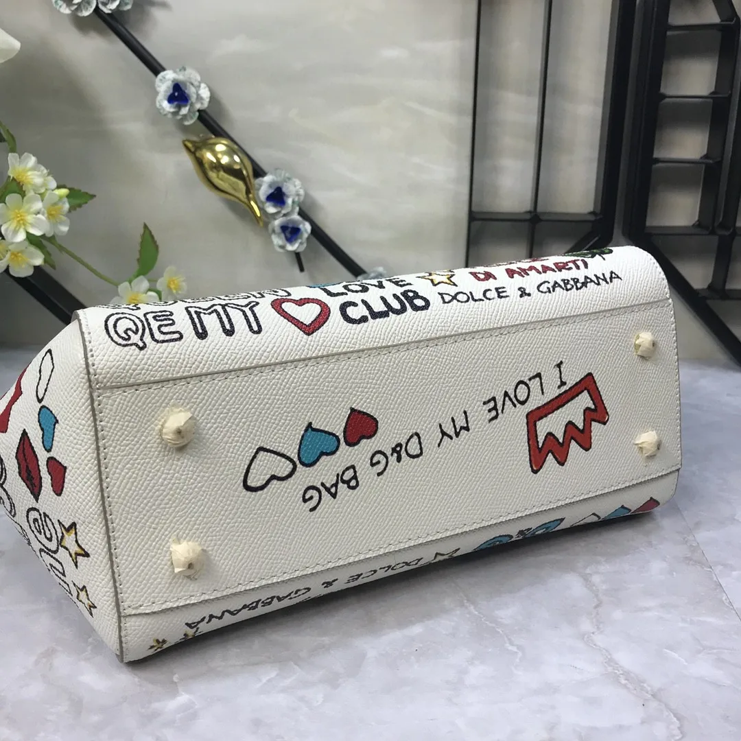 Dolce & Gabbana Medium Sicily Handbag Unique Print Motifs Muticolour / DG - Image 2