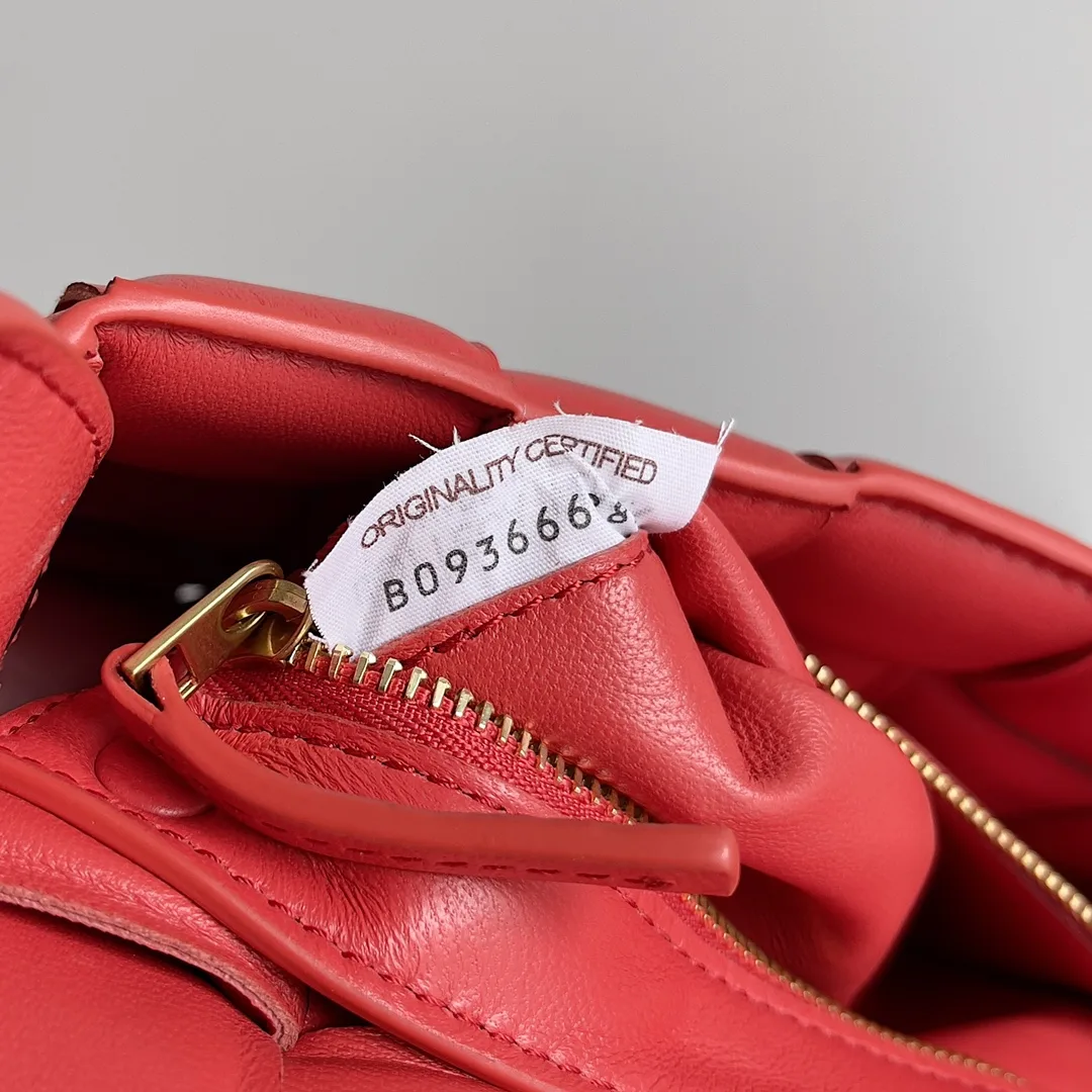 Bottega Veneta Small Padded Cassette Red - Image 4