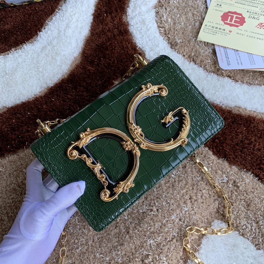 Dolce & Gabbana DG Girls Cross Body Bag Dark Green / - Image 4
