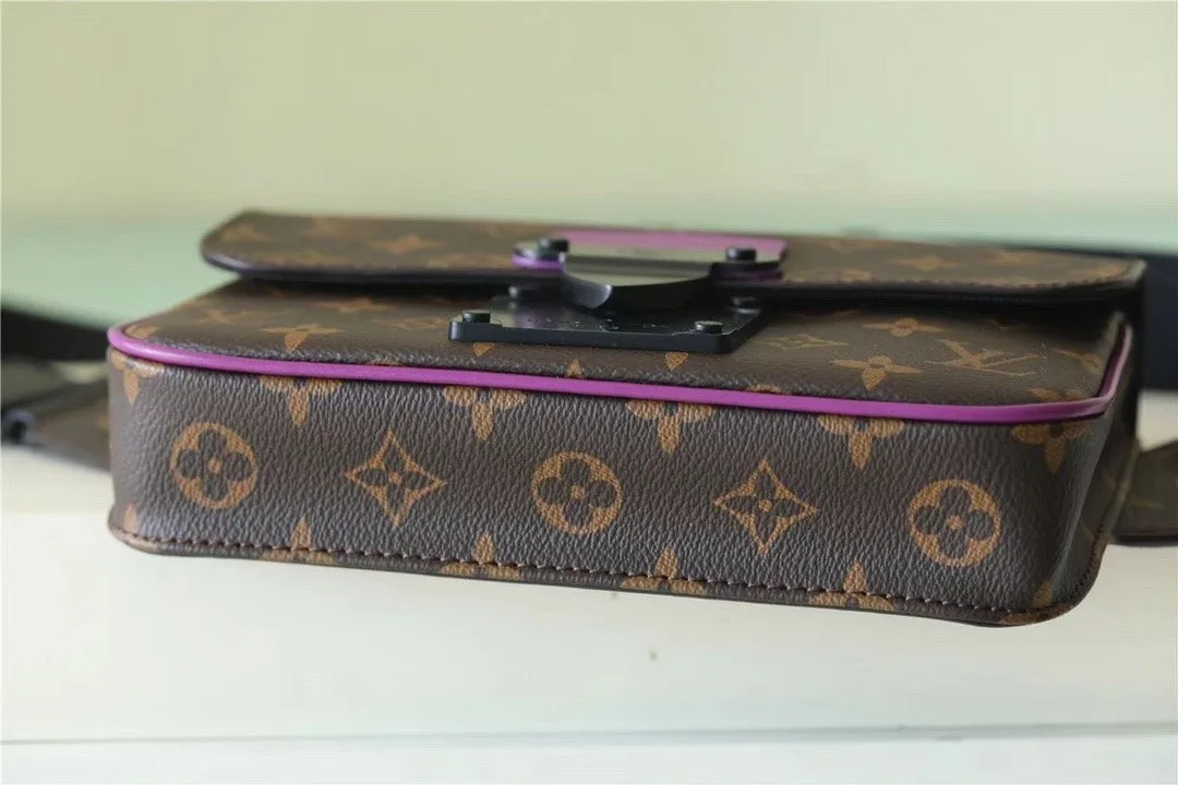 Louis Vuitton S-Lock Sling Monogram Macassar Purple - Image 4