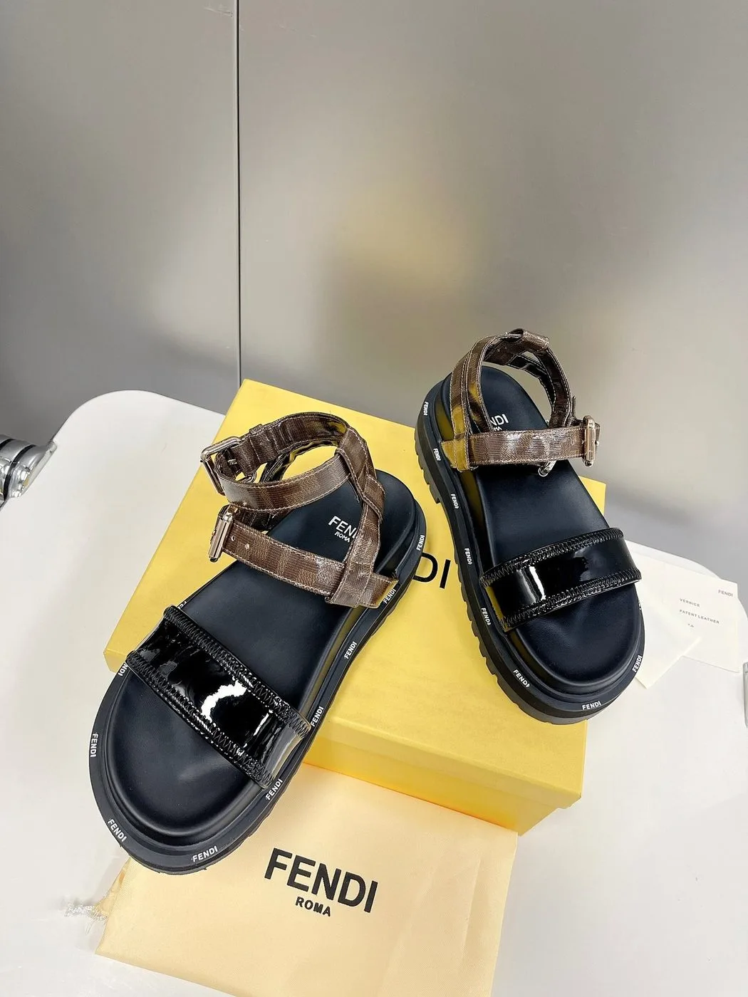Fendi Black Jacquard