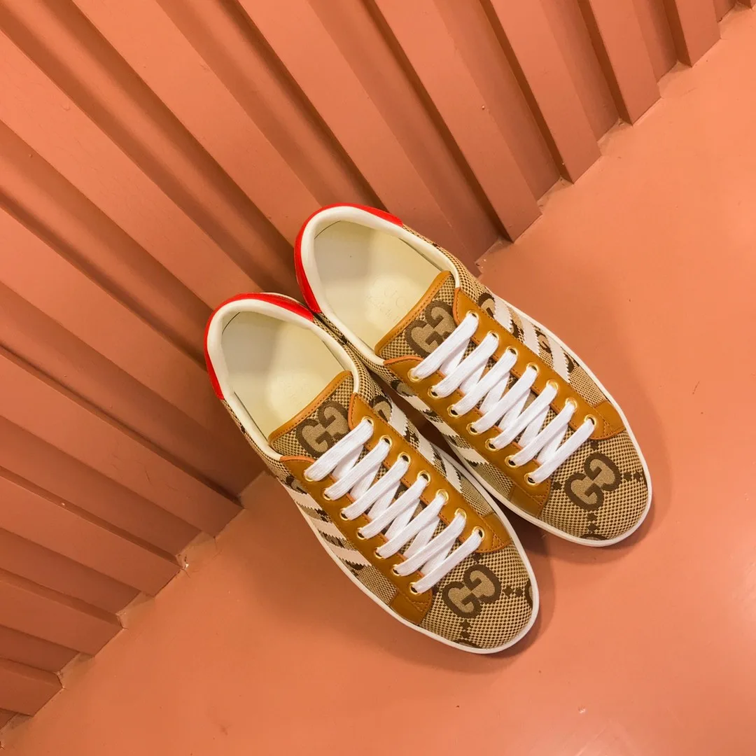 Gucci x Adidas Men’s With GG Sneaker Brown - Image 9