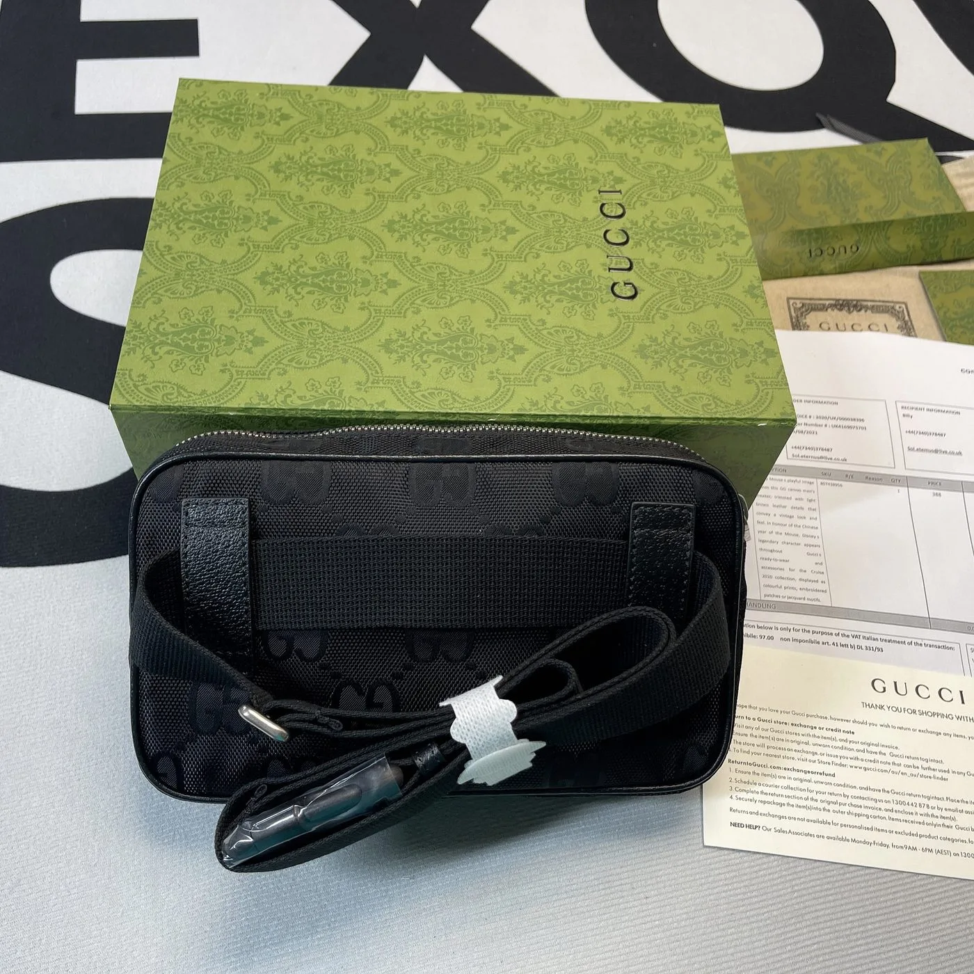 Gucci Gucci Off The Grid Belt Bag Black GG ECONYL® / - Image 5