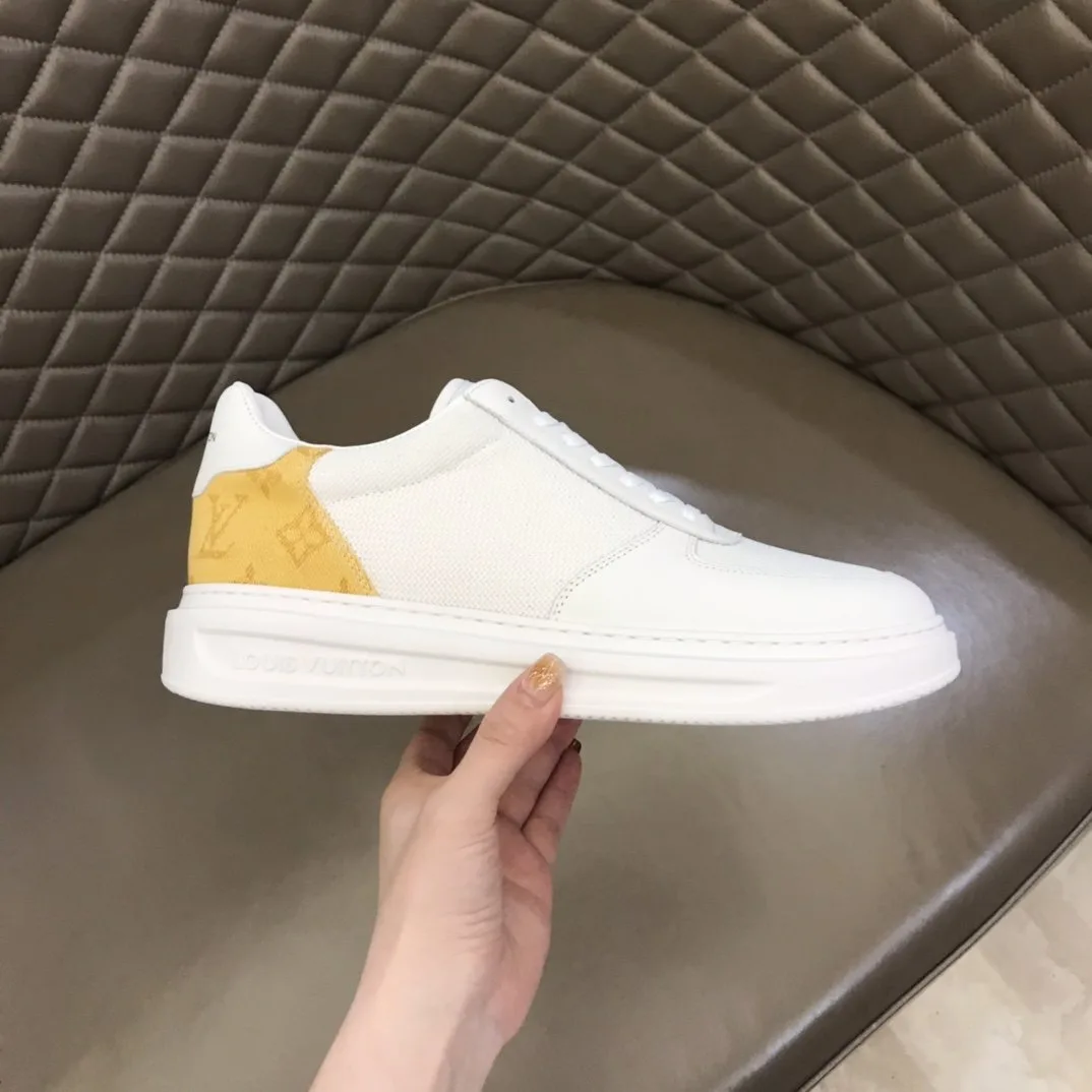 Alternative view of Louis Vuitton Rivoli Sneaker Monogram Metallic Canvas White/Yellow