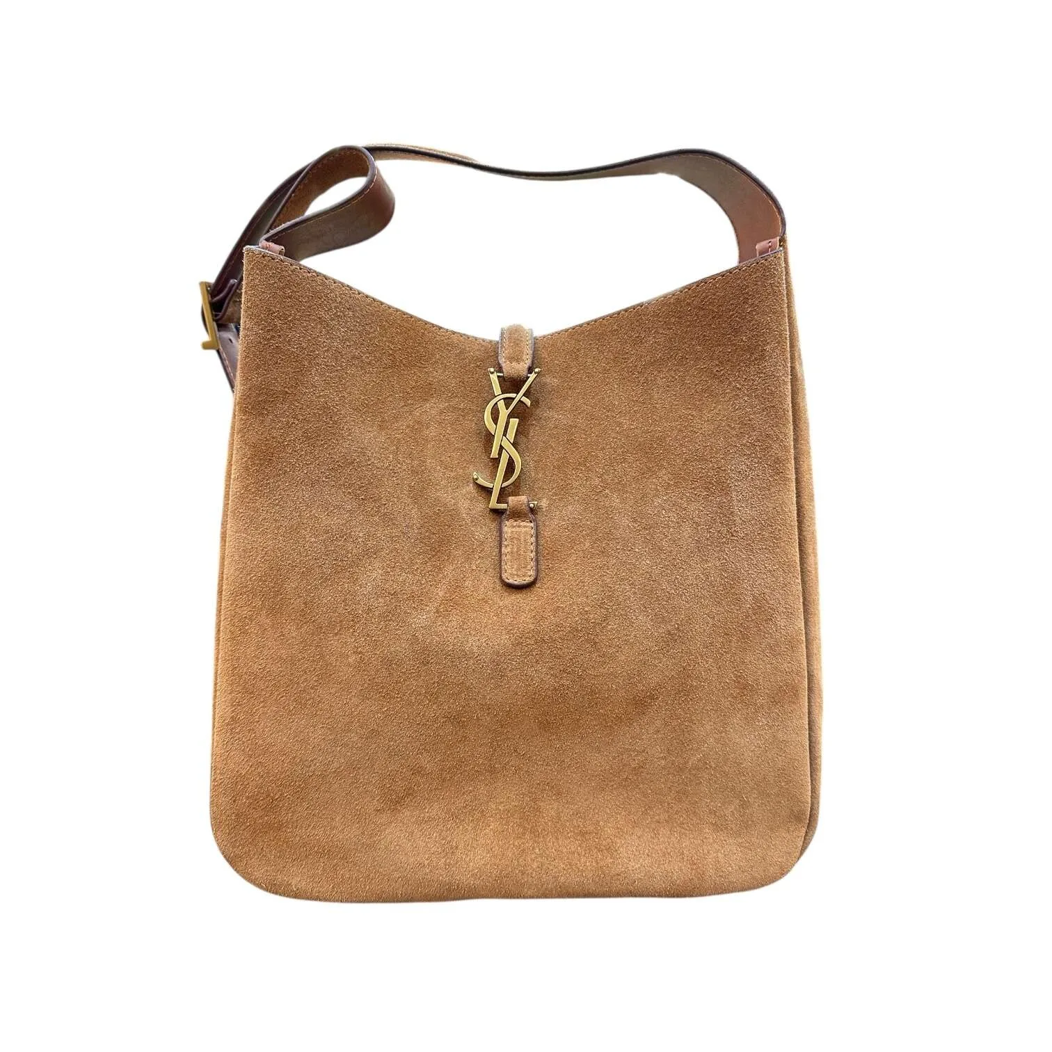 Le 5 A 7 Brown Suede Hobo Bag USA | Urban Valore - Image 2