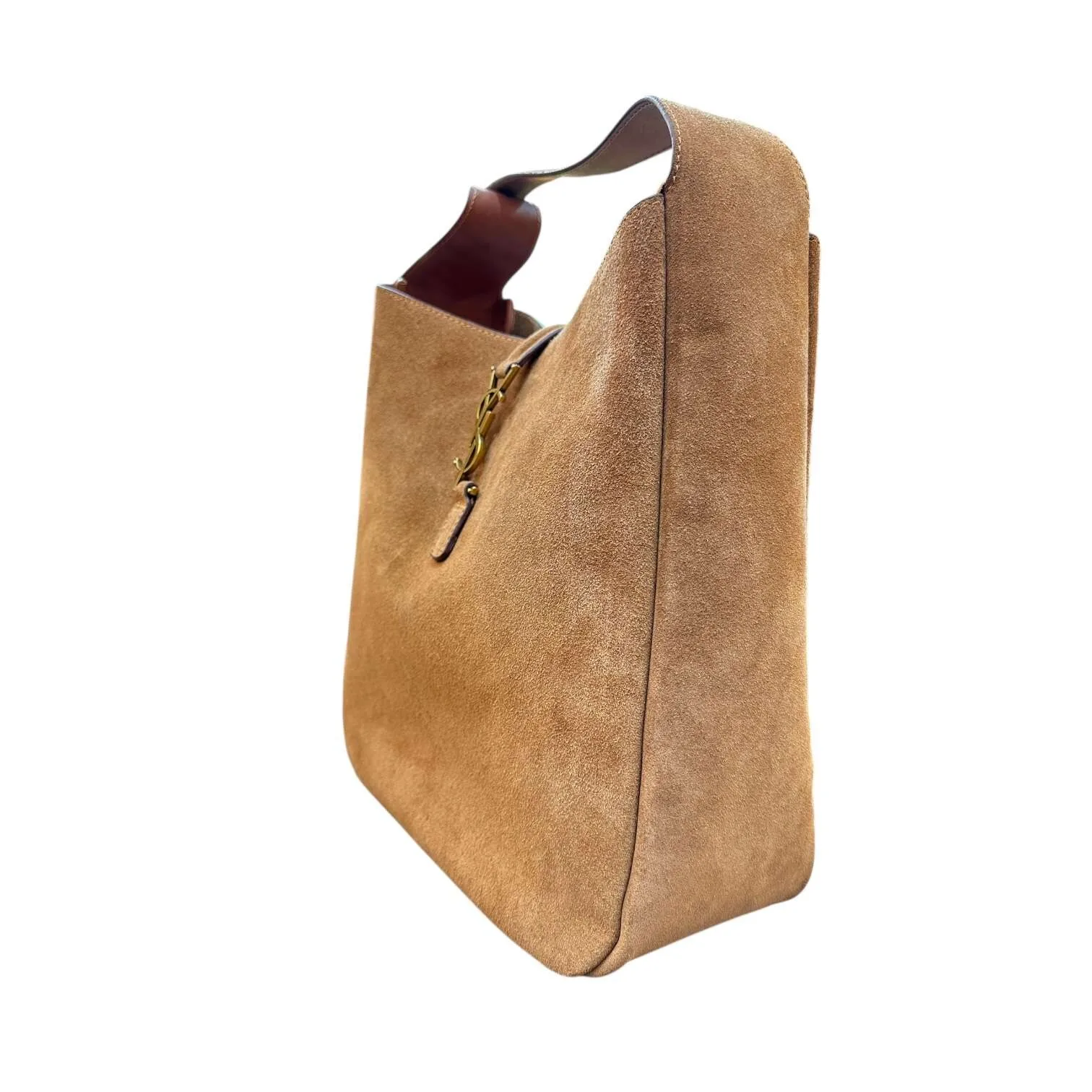 Le 5 A 7 Brown Suede Hobo Bag USA | Urban Valore - Image 4