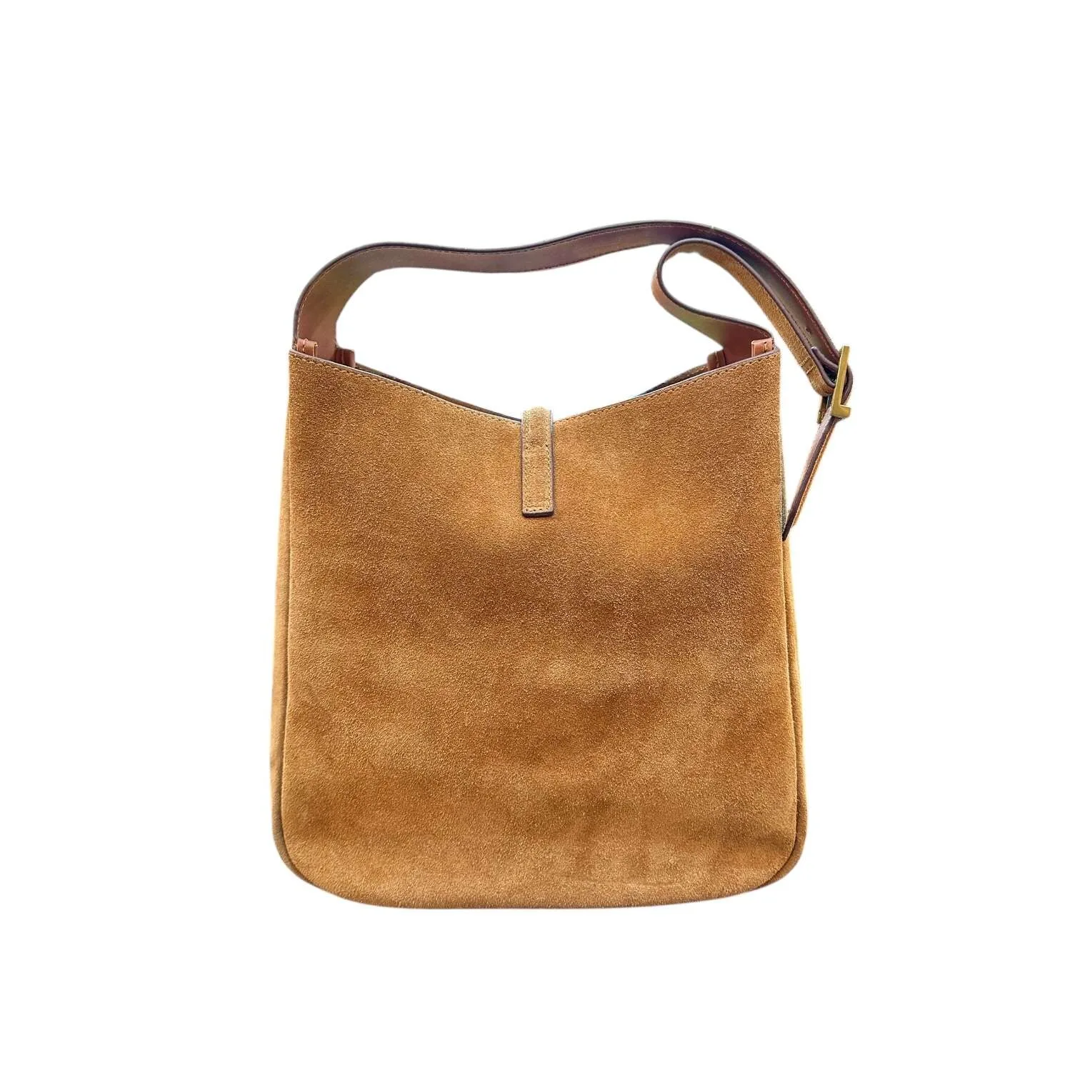 Le 5 A 7 Brown Suede Hobo Bag USA | Urban Valore - Image 5