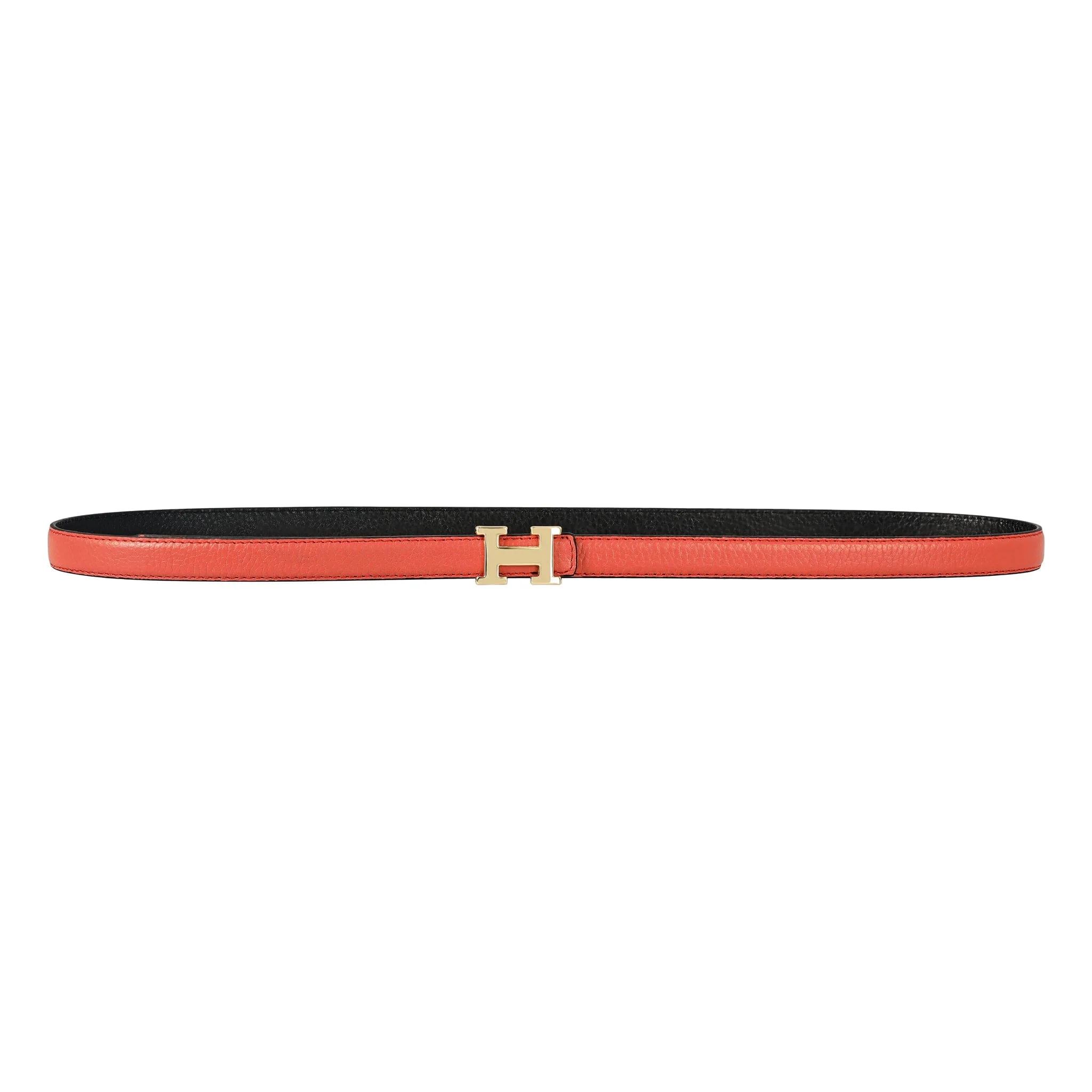 Reversible Buckle Amazing Belt Orange&Black - Image 2