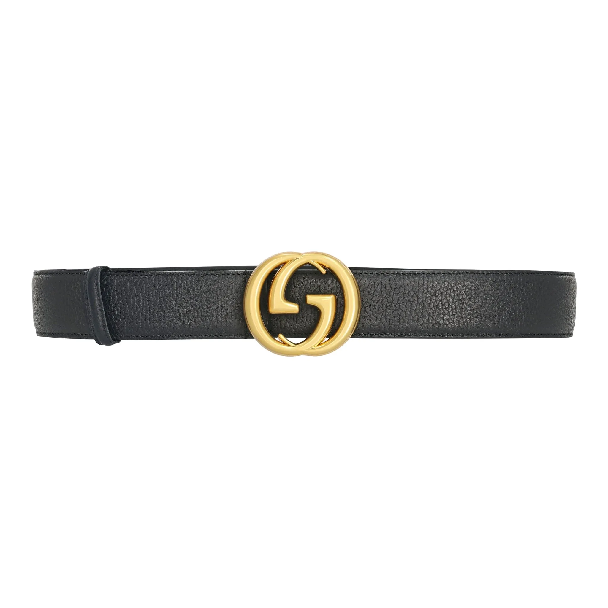 UrbanValore Leather Belt Gold