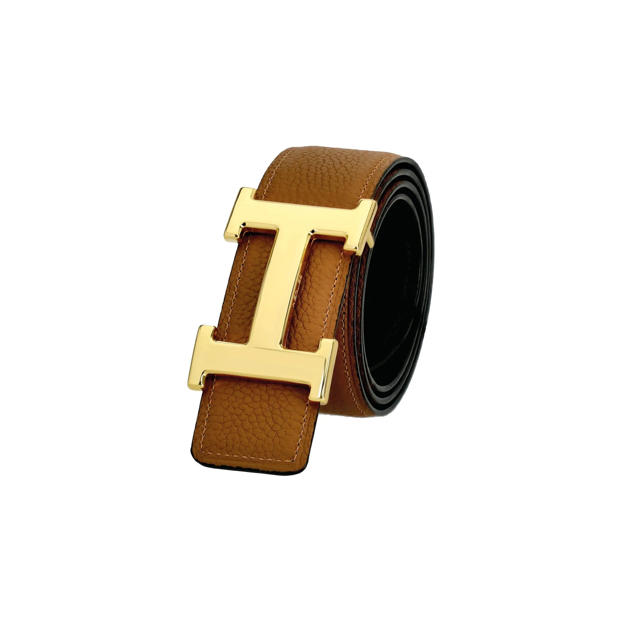 Reversible Buckle Belt Brown&Black - Image 2