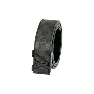 Alternative view of Black Damier Leather Belt