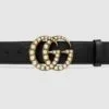 UrbanValore Black Leather Belt
