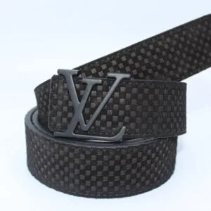 Alternative view of Black Suede Leather Belt