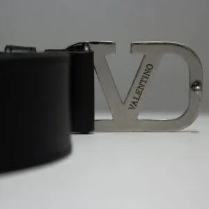 Alternative view of Black V SiAmazinger Buckle Leather Belt