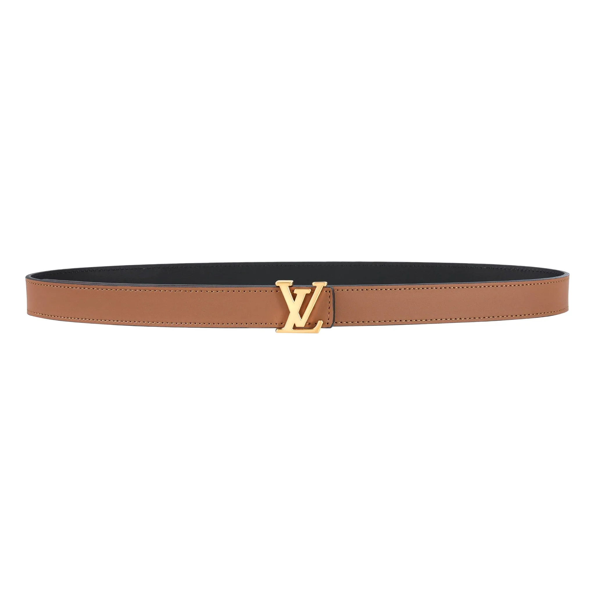 Reversible Brown / Black Leather Belt - Image 2