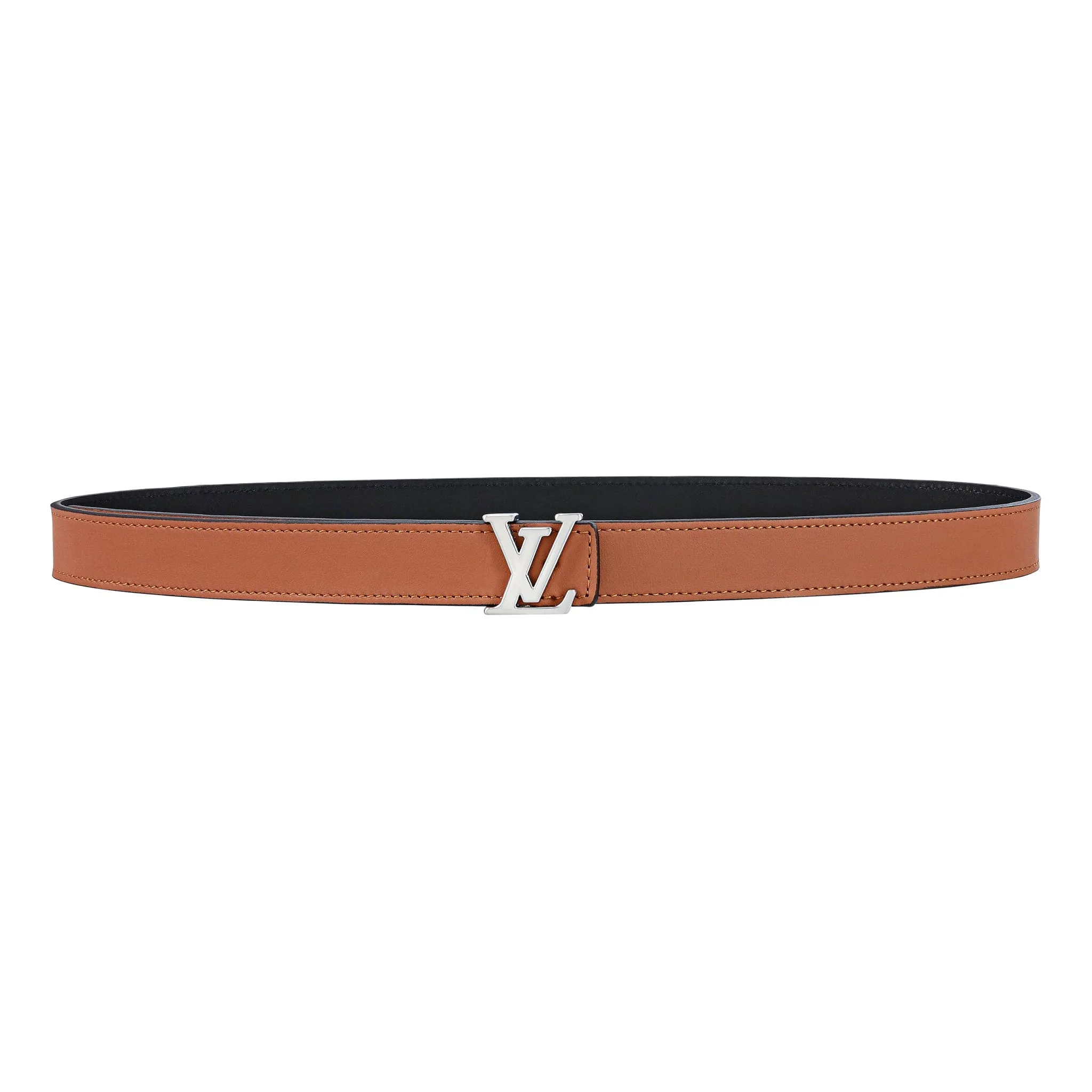Reversible Brown / Black Leather Belt - Image 4