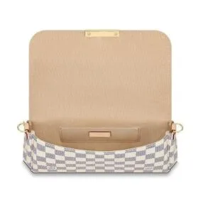Alternative view of Favorite MM White Damier