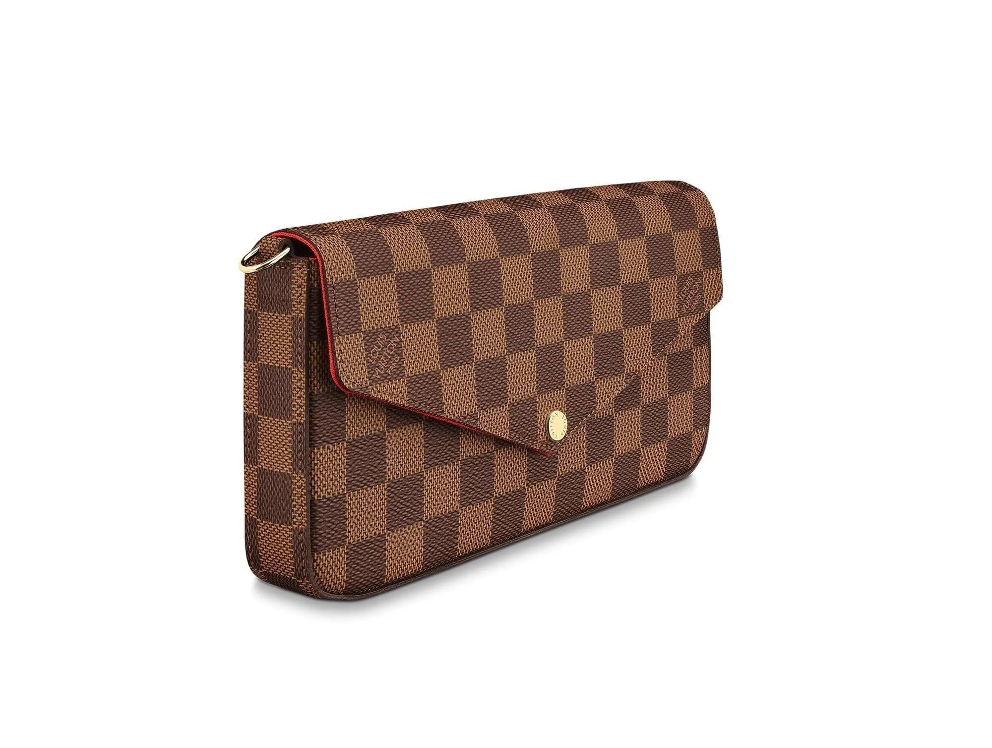 Félicie Pochette Brown Damier - Image 3