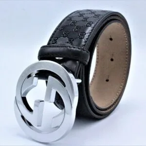 Alternative view of GG Design Leather and GG Design Buckle