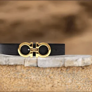 Alternative view of Black Adjustable Belt