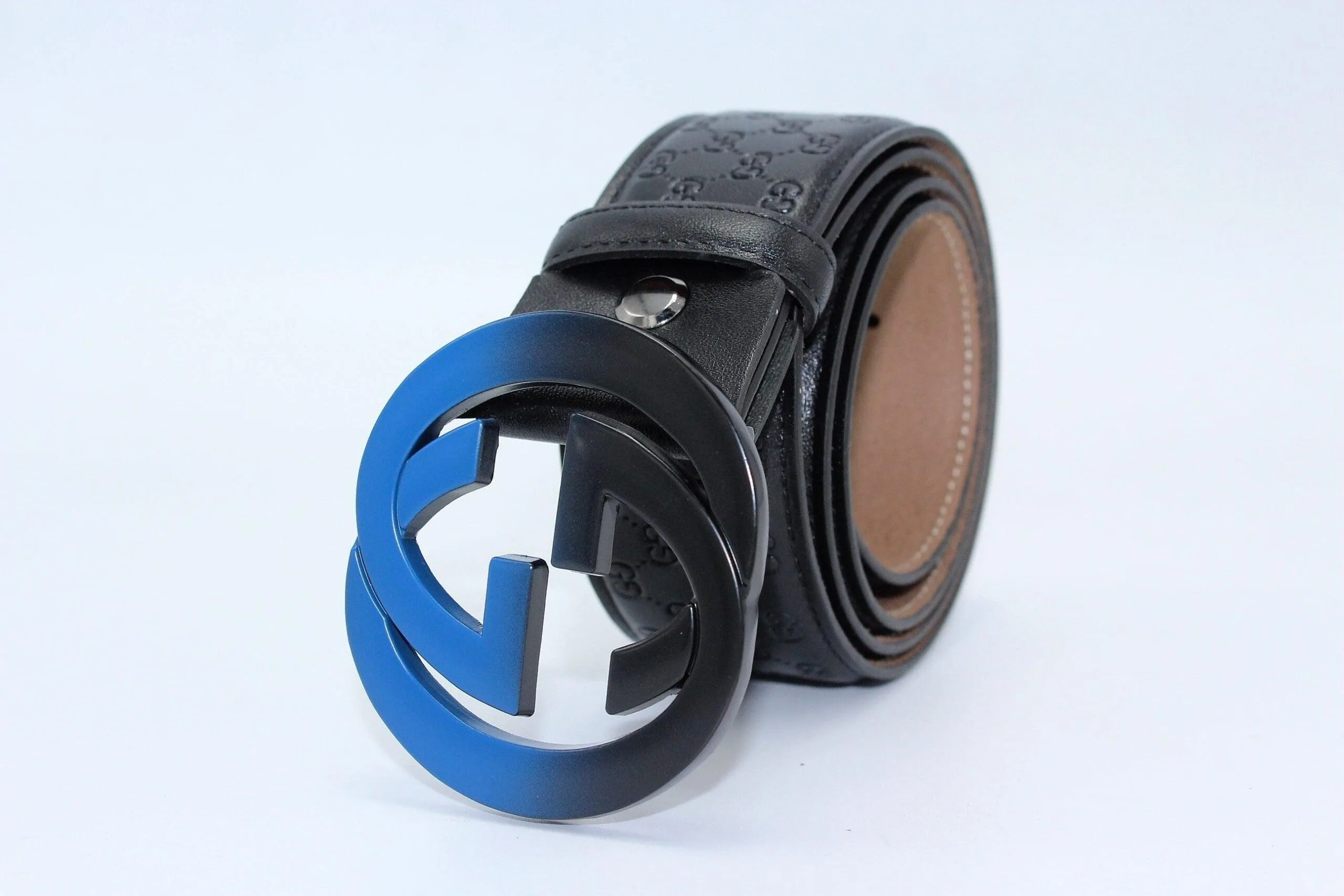 Amazing Signature leather with Black&Blue Buckle - Image 3
