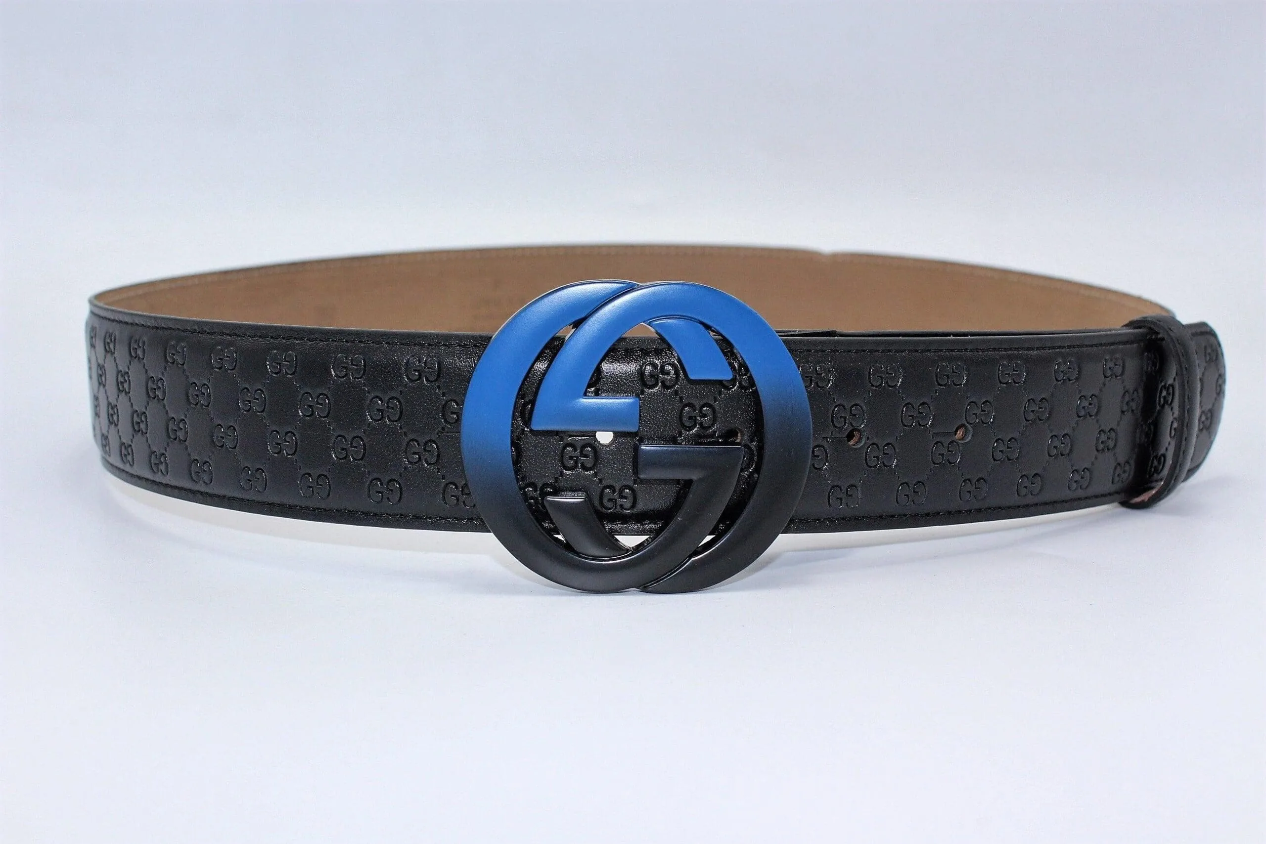 Amazing Signature leather with Black&Blue Buckle - Image 4