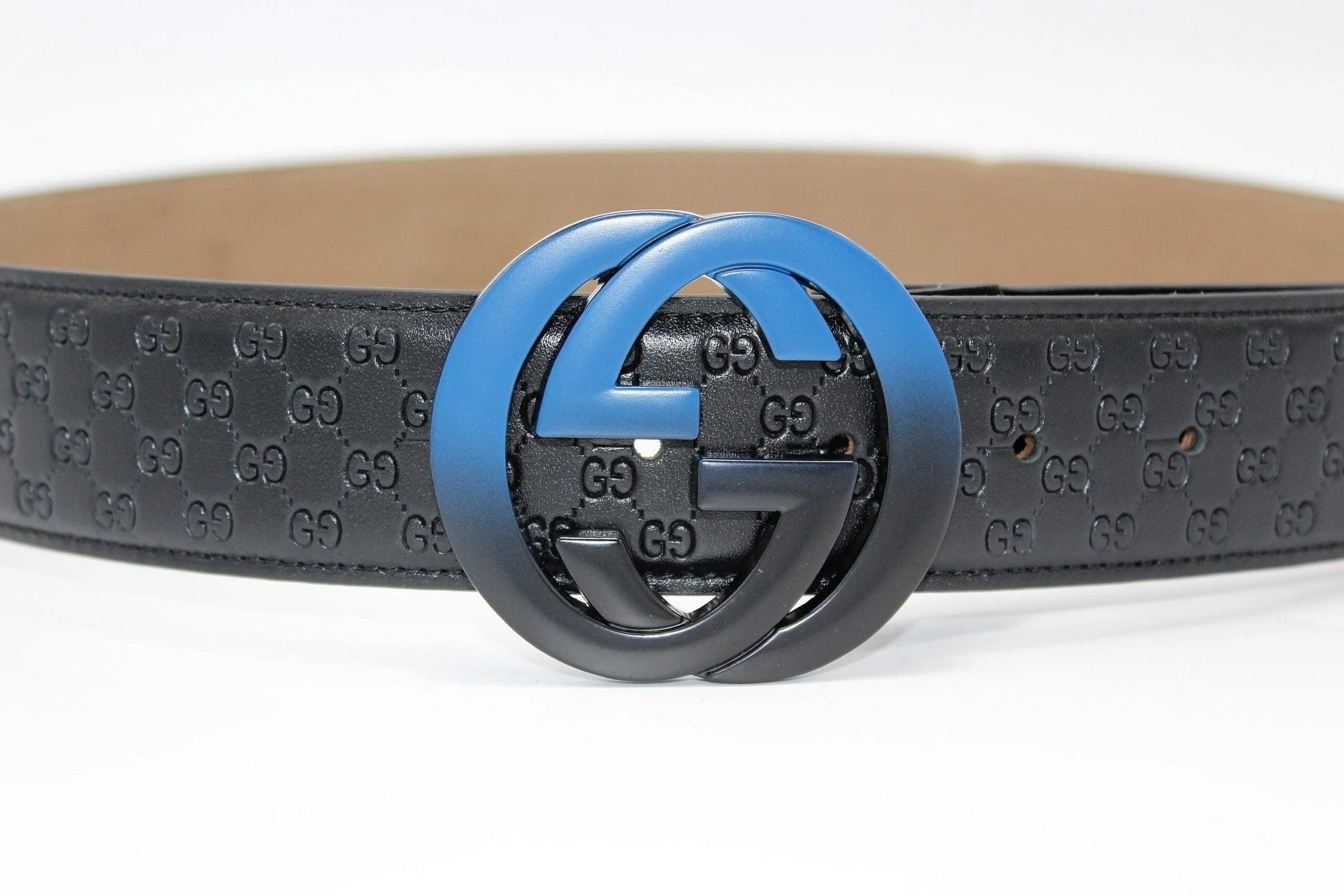 Amazing Signature leather with Black&Blue Buckle - Image 5