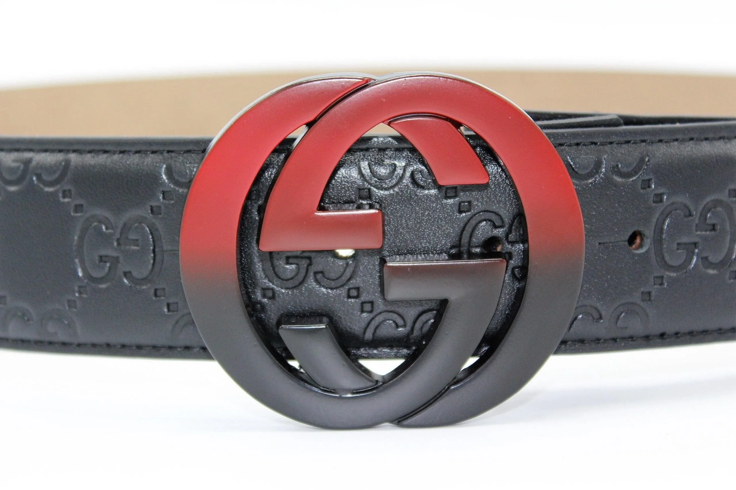 Amazing Signature leather with Black&Red Buckle - Image 2