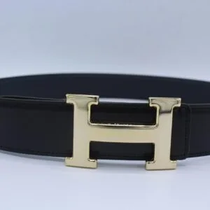 Alternative view of H Buckle Belt Reversible Dark Blue&Black Belt