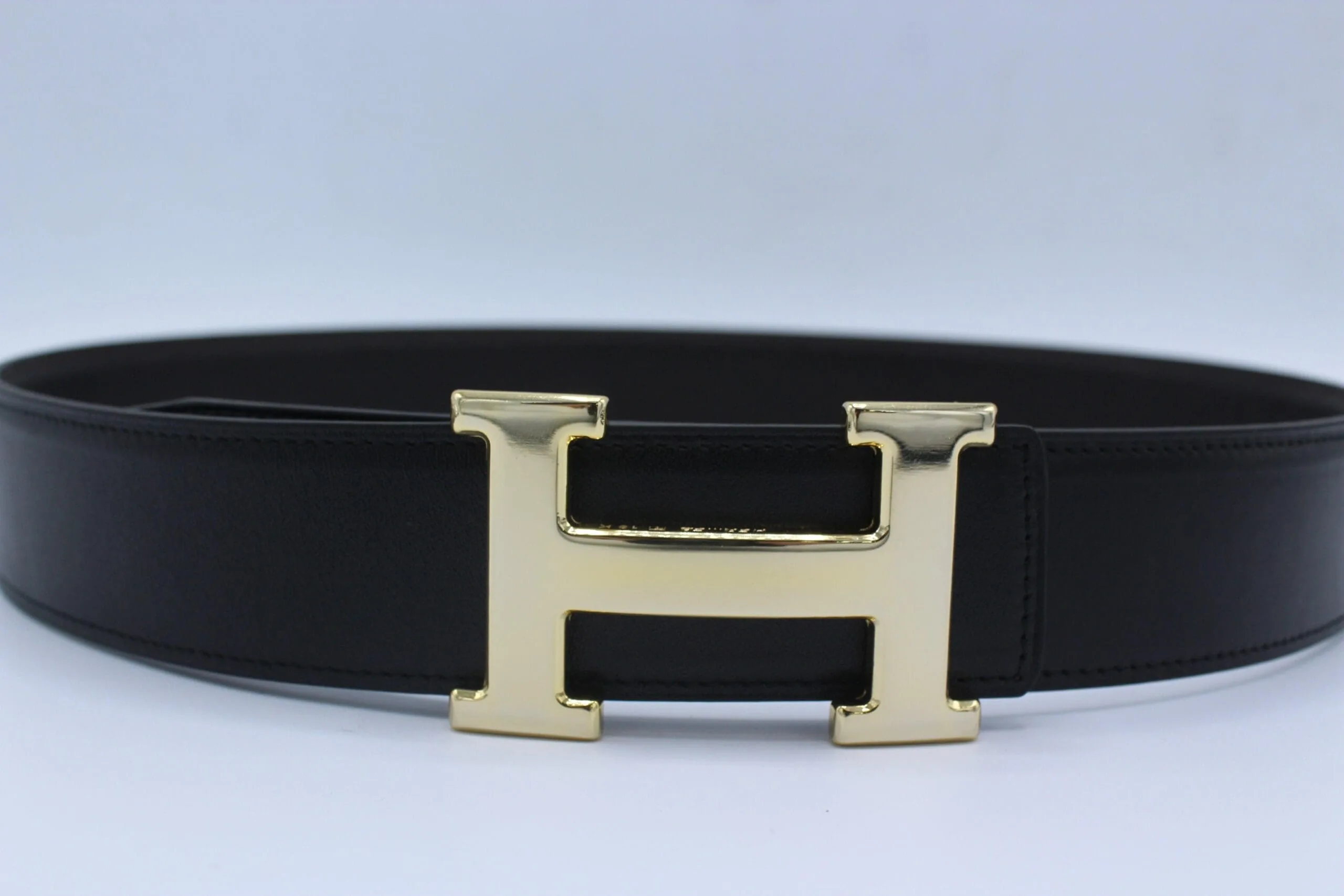 H Buckle Belt Reversible Dark Brown&Black - Image 2