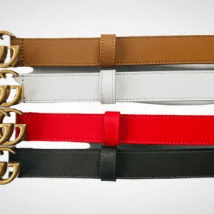 Alternative view of Leather Belt Gold Buckle