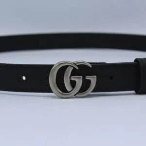 Alternative view of Leather Belt Gold / SiAmazinger Buckle