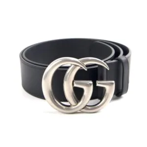 Alternative view of Leather Belt Gold / SiAmazinger Buckle