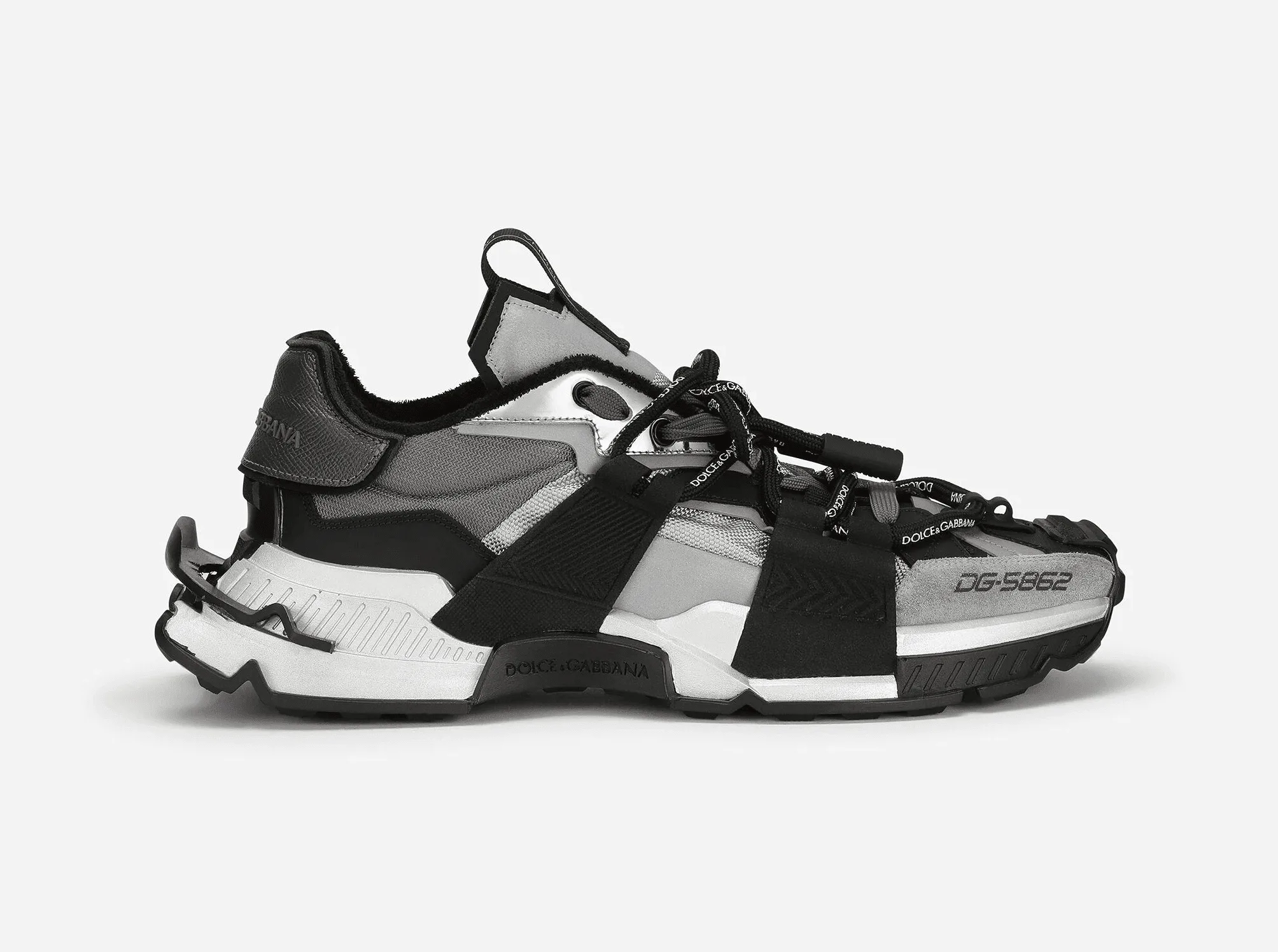 UrbanValore Mixed-materials Space Sneakers