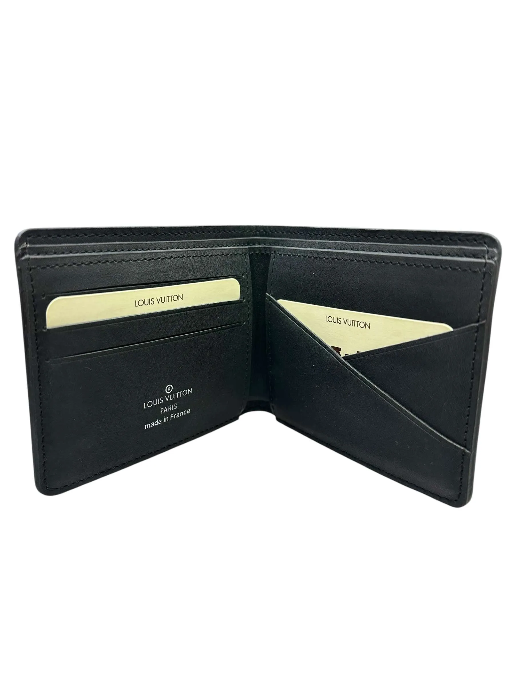 Amazing Black Damier Leather Wallet - Image 2