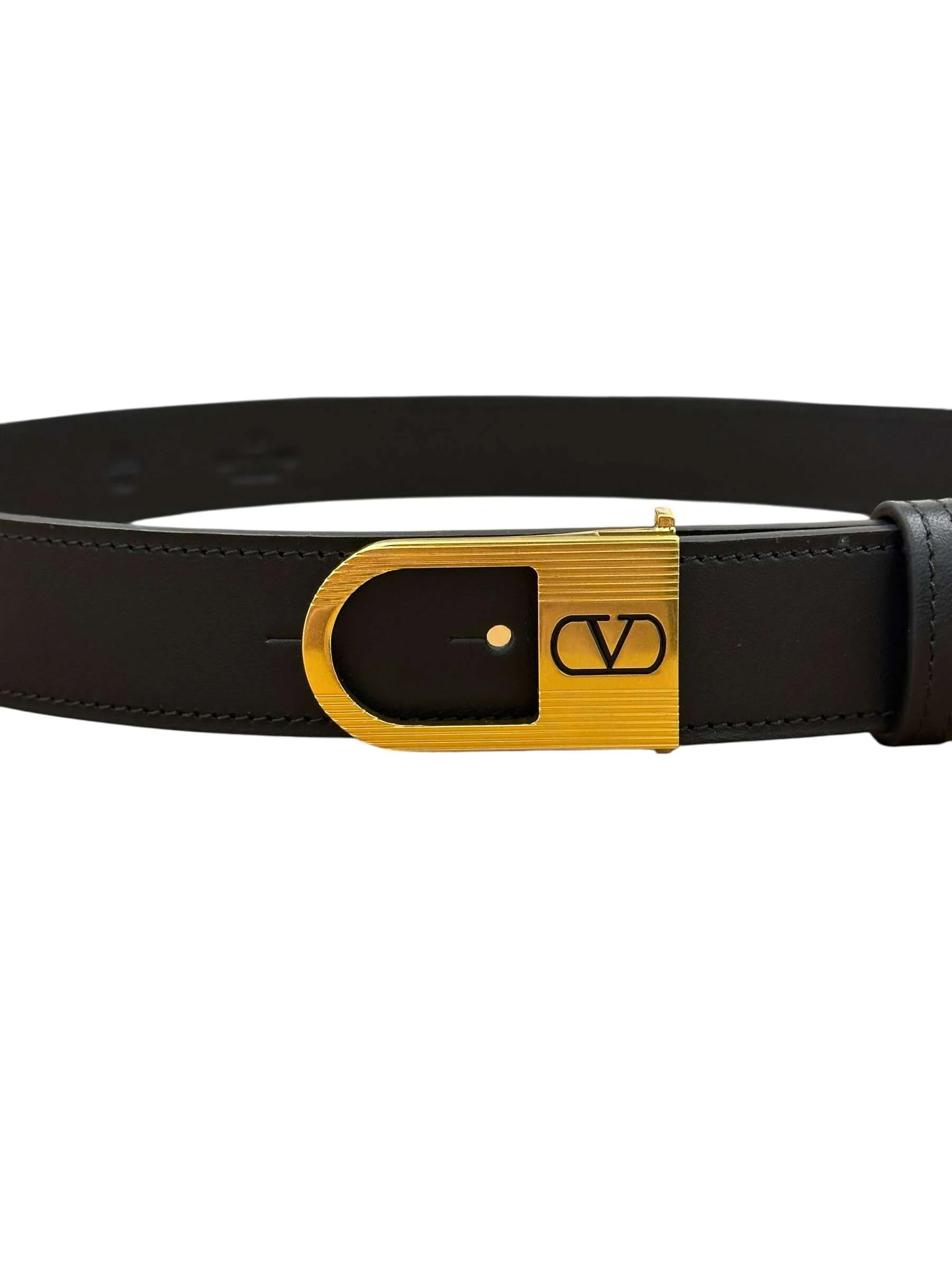 UrbanValore V-logo calfskin leather
