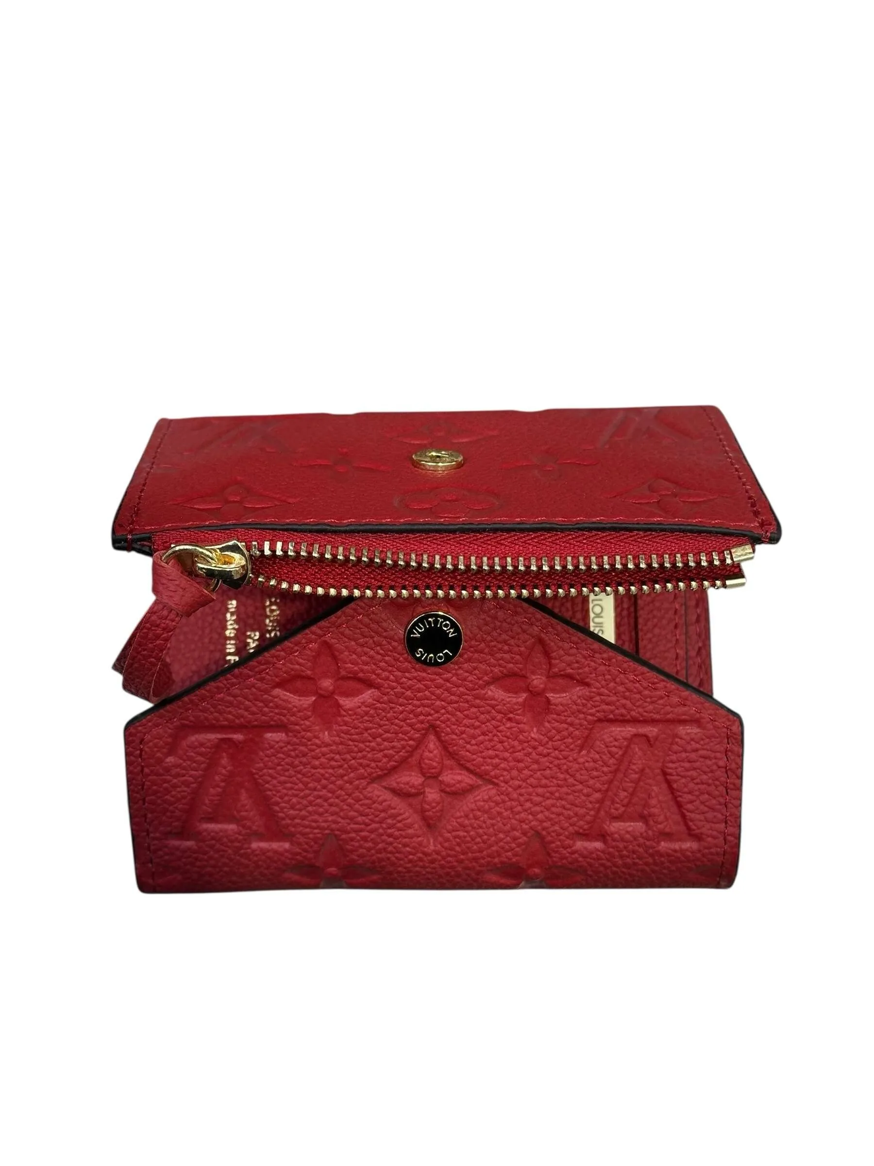 Victorine Wallet Red Monogram - Image 3