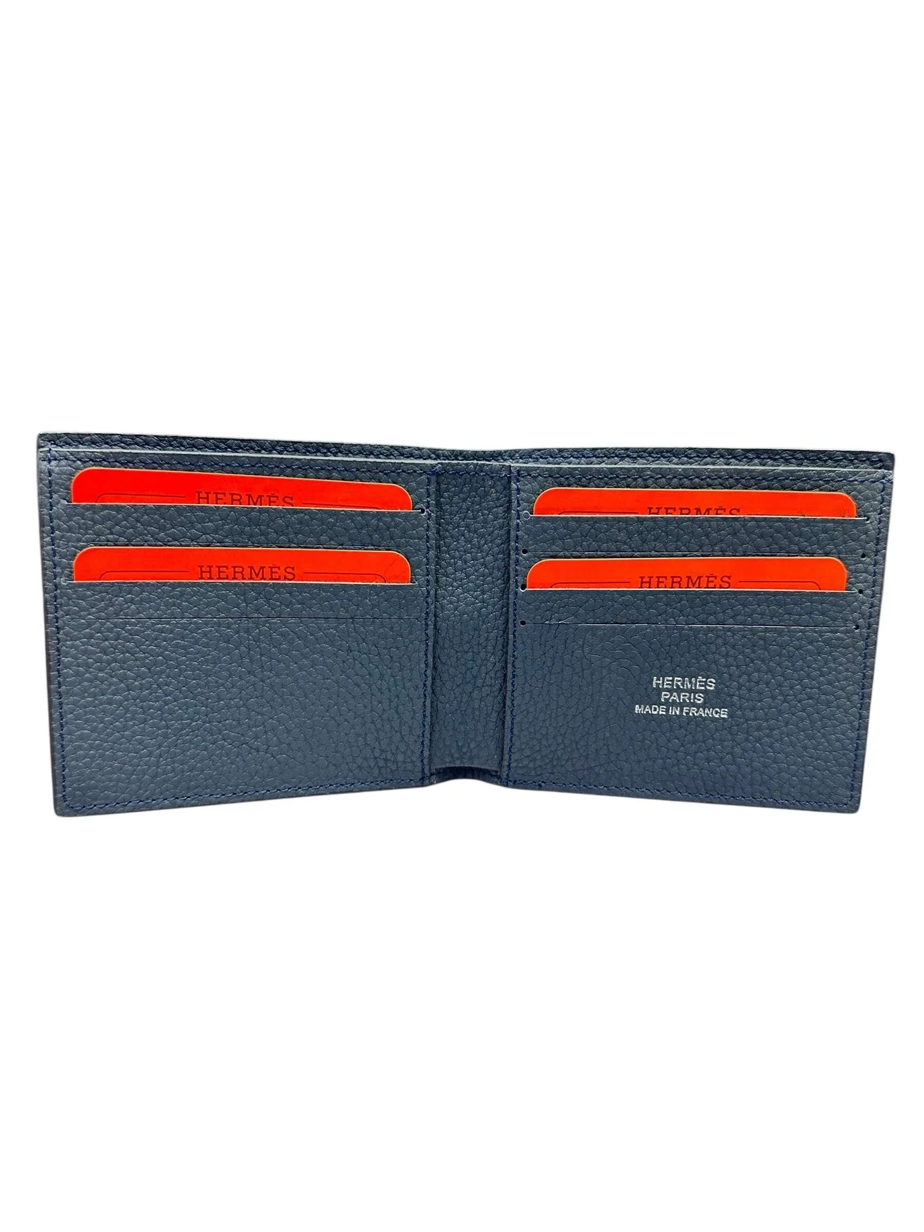 Amazing Navy Blue Men Leather Wallet - Image 2