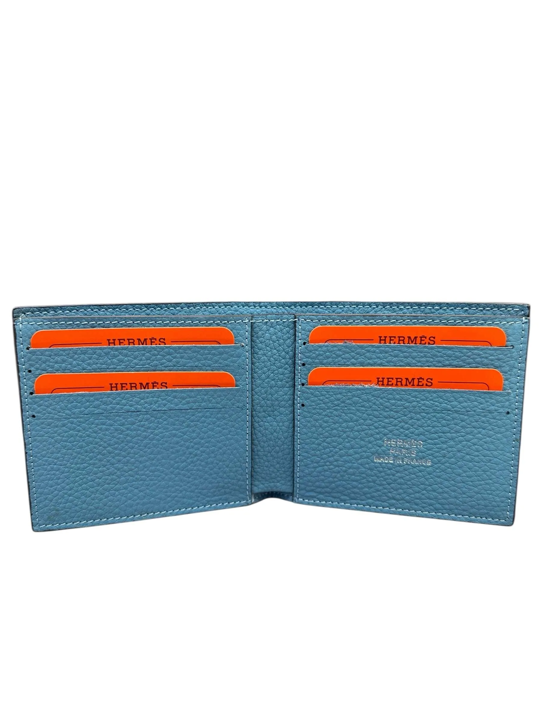Amazing Blue Men Leather Wallet - Image 2